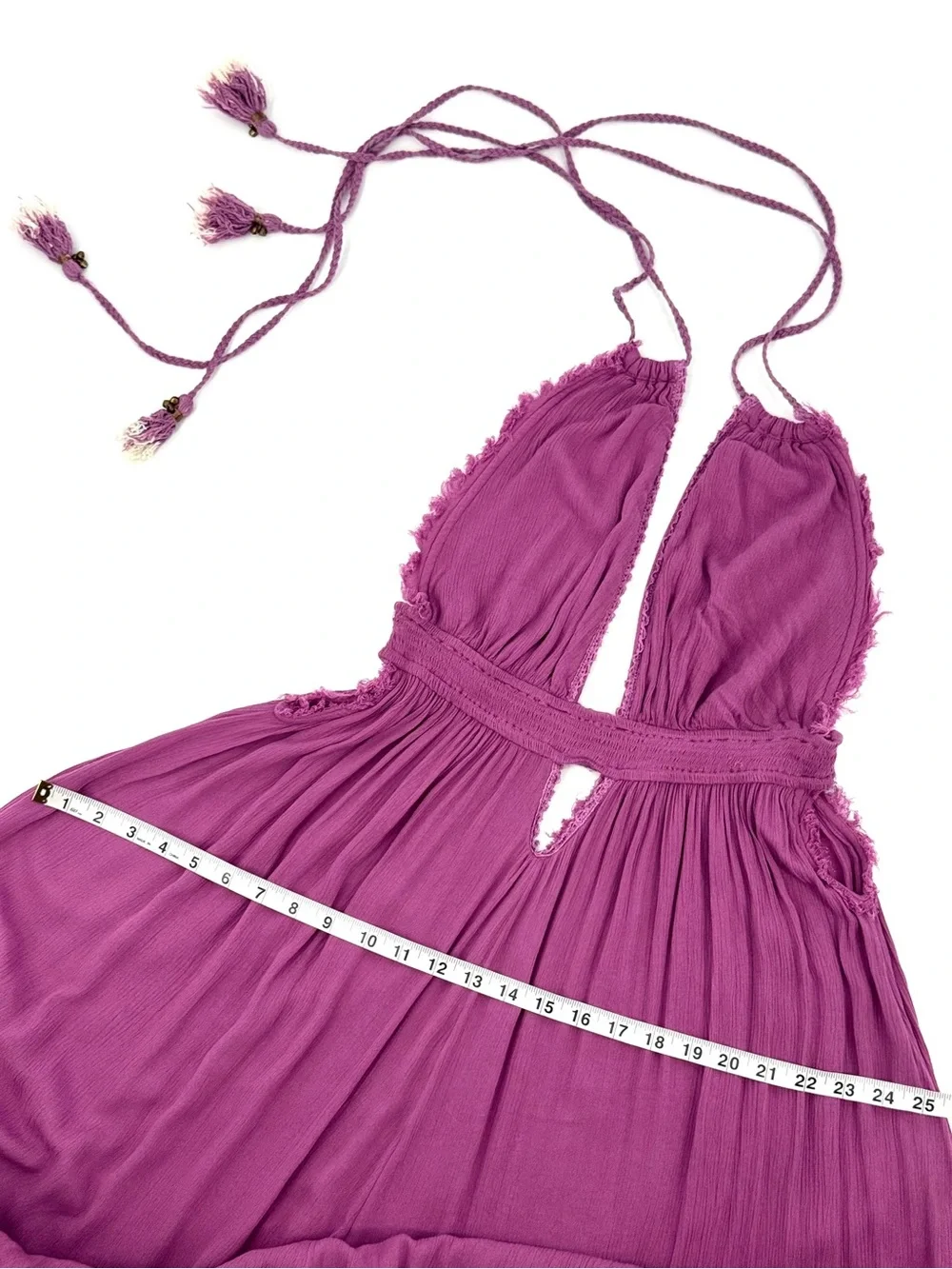 Free People Look into the Sun Halter Maxi Dress - Picture 10 of 14